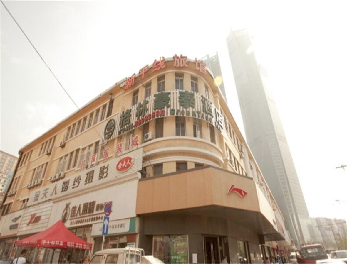 Greentree Inn Liaoning Dalian Railway Station South Shengli Square Express Hotel Exterior foto